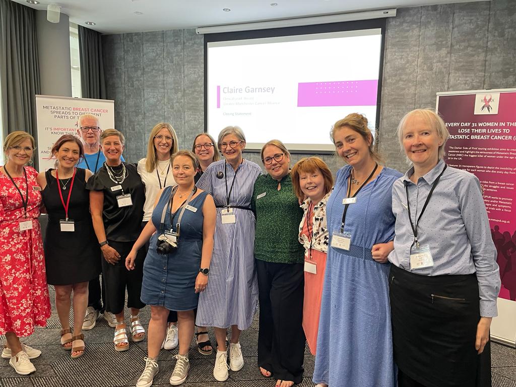 Thanks also to our amazing @METUPUKorg trustees, patient advocates and volunteers #MBCManc @abcdiagnosis @KatKinLee @helenkmatthews @annmcbrien_ @lwhlaura @TassiaHaines @Maxupvo2 @kjscello @Carole_Pollard @madmeynell @DrRachelEyre