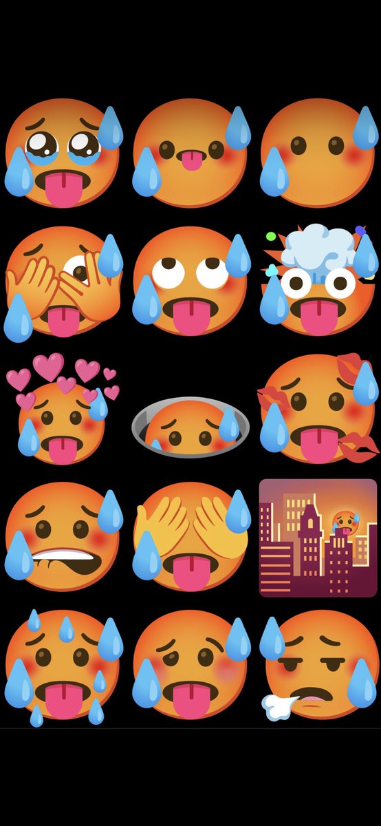 Hehe I made some horny emojis for yal

#emojikitchen