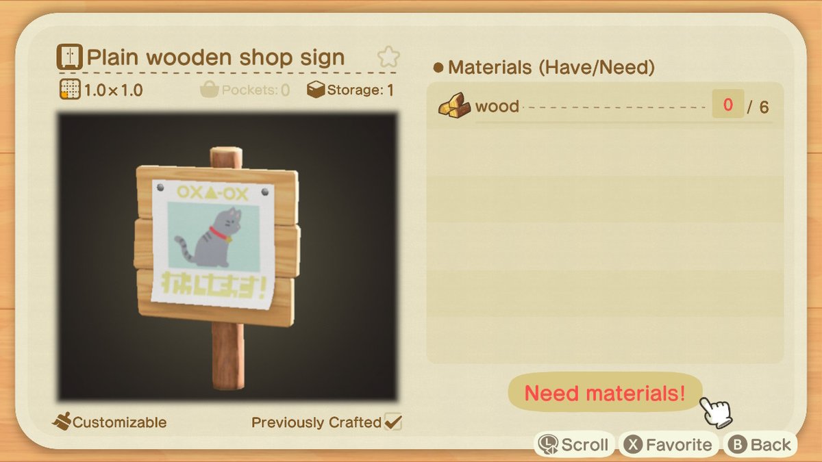 markwars on Twitter "The Plain Wooden Shop Sign is an ACNH must. We're