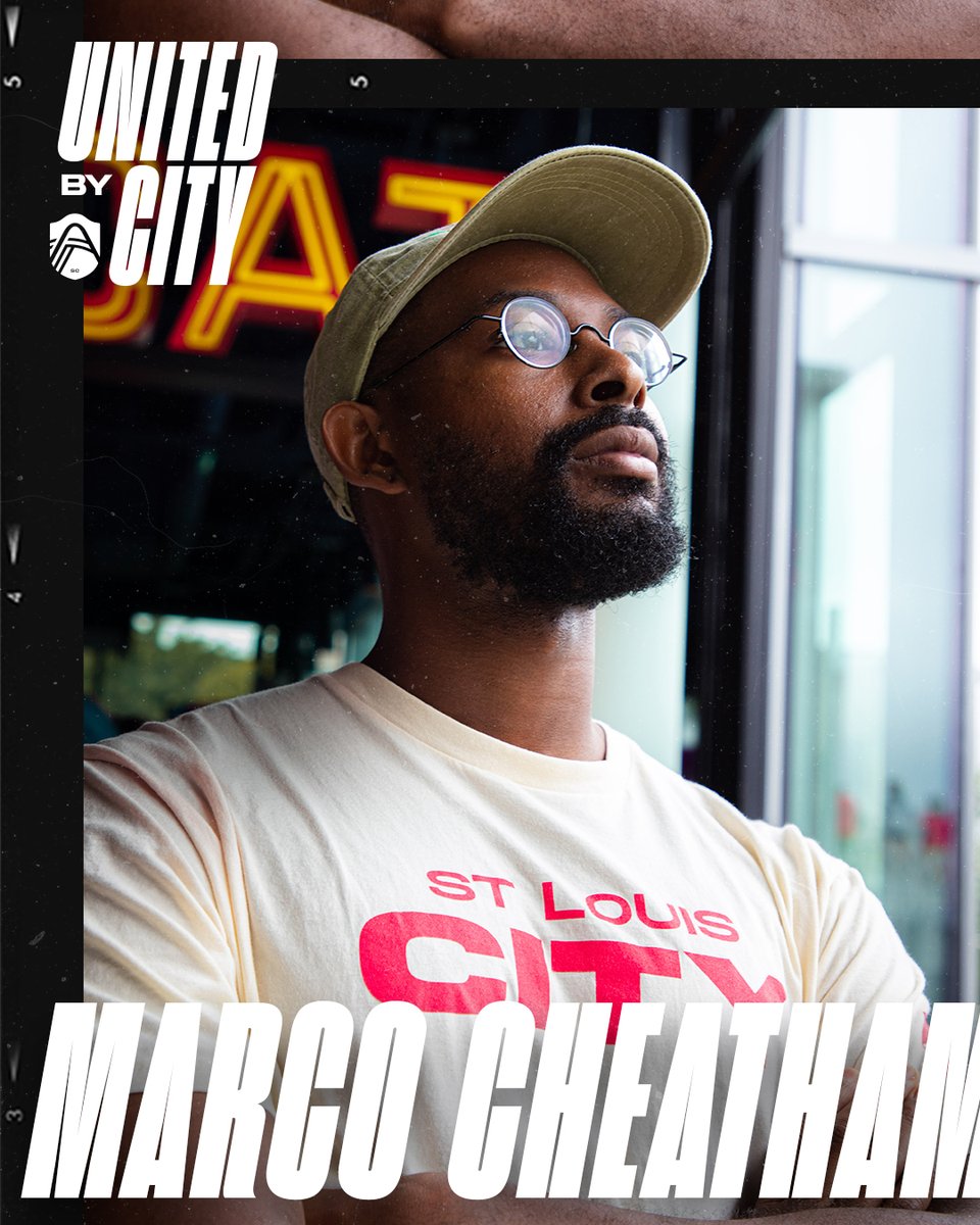 stlCITYsc's tweet photo. Meet Marco Cheatham! Marco is a local designer &amp; illustrator who brings stories to life with vibrant colors. Stories like Juneteenth as a celebration of freedom as seen on our matchday giveaway ball and #SupportBlackDreams t-shirt.

#UnitedByCITY https://t.co/w0n2aXszc8