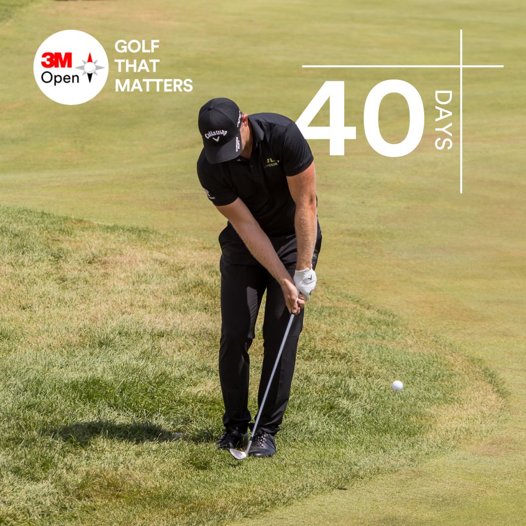 Mark your calendars. ✍️ The 2023 #3MOpen begins in 40 days!