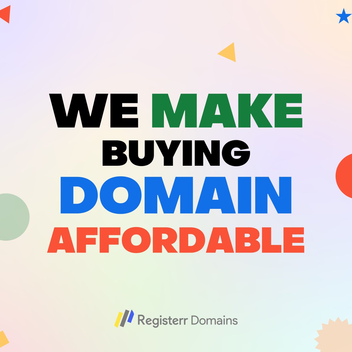 registerrdomain's tweet photo. Register your domain and build your website hassle-free!
Start creating your digital footprint today.
#registerdomain #domainregister #domainnameregister #registeryourdomain #domainregisteration #registeryourdomainname #registerdomainname #domainnamesforsale #domainnamesales https://t.co/kR0s0qezhF