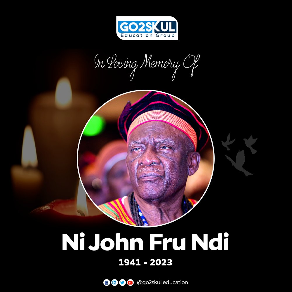 Go2skulEduc's tweet photo. We mourn HE. Ni John Fru Ndi, a national leader who served the country and people. He was visionary, courageous, and compassionate. His achievements, contributions, and legacy will live on. We pray for his family and friends. #rip #nijohnfrundi #cameroon #TrendingNews https://t.co/CC2UvLtPSb