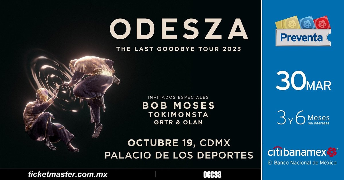 Odesza vuelve a México con su nuevo tour distorsionrock.com/toquines/odesz… #cdmx #palaciodelosdeportes