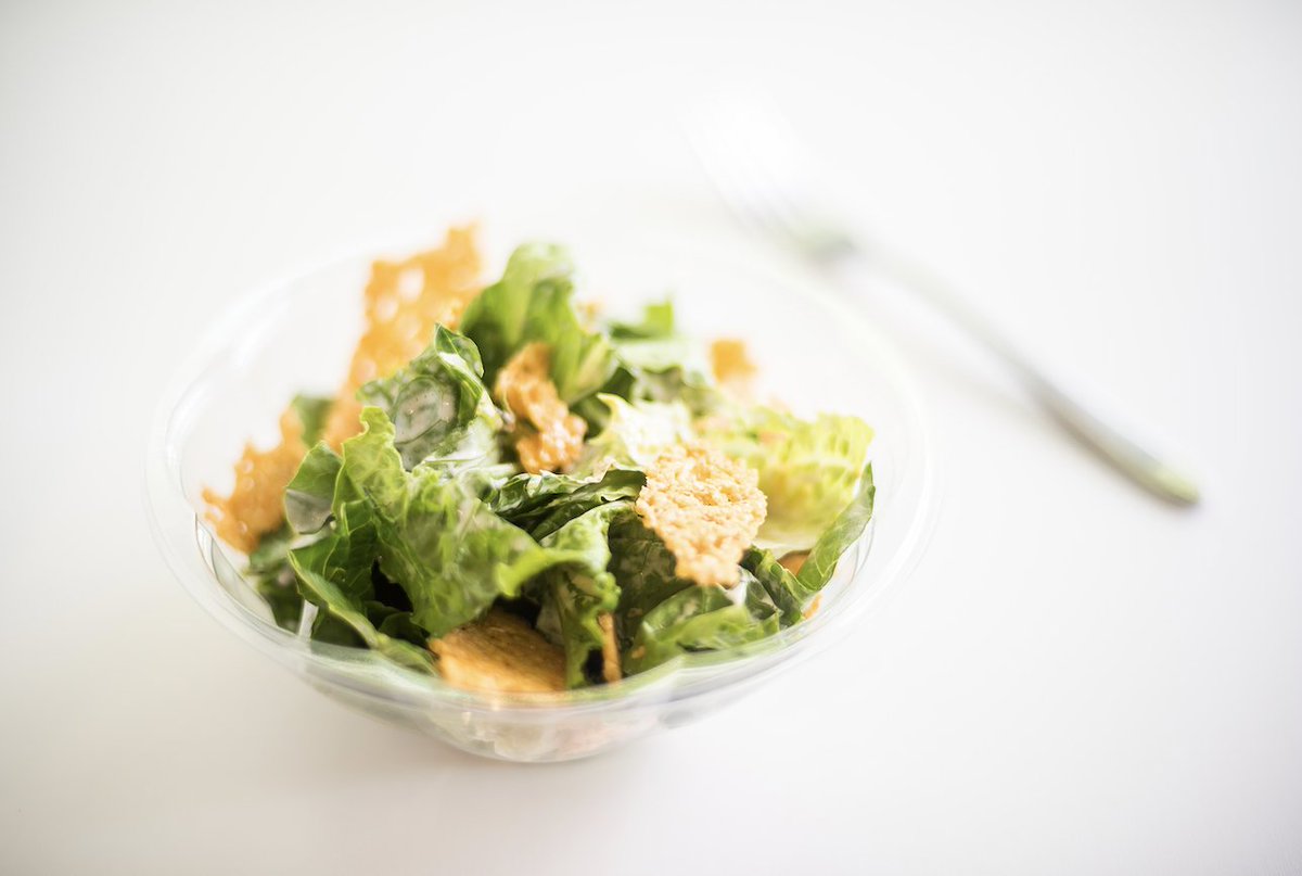 BayouBakery's tweet photo. All Hail #Kale! Our #KaleCaesarSalad is packed with this leafy green #superfood, as well as Romaine Hearts, peppery #Parmesan Cheese Crisps and of course, #CaesarDressing. Feeling adventurous? Add #Chicken or try it “Bloody,” with #SmokedBacon and Oven-Cured #Tomatoes! https://t.co/B8vKdsypqo
