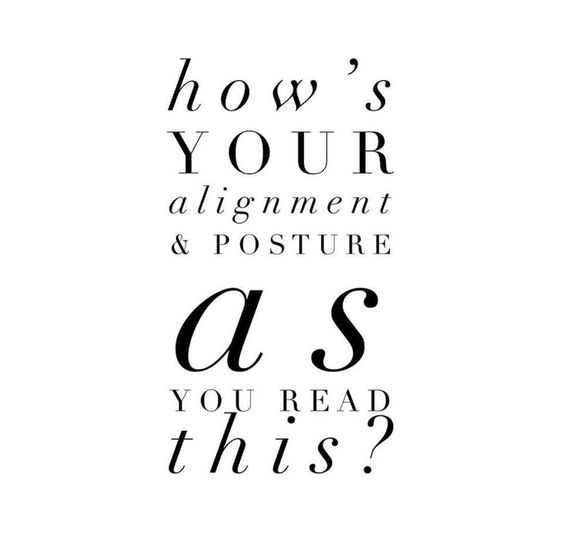 YegHealth's tweet photo. Posture check! Take a minute to asses your posture and realign yourself as you read this post before going on with the rest of your day! #wellnessreminder https://t.co/PZTMhsZdQJ