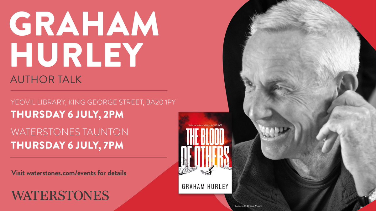 Events at Yeovil Library 6 July at 14.00 and Waterstones Taunton at 19.00 the same day. Discounted h/backs of The Blood of zithers for sale.  See you there?