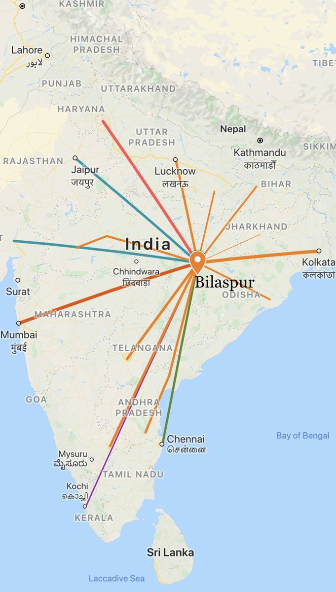 @JM_Scindia @kcvenugopalmp Why @allianceair moved from #Bhopal to #Indore ? 

Is it because Gwalior - Bhopal had less passenger? 

Why Indore need Alliance Air flights to Delhi & Goa when multiple #LCC flights are available? 

Why Alliance Air is not flying #Bilaspur to #Hyderabad? @ArunSao3 @bhupeshbaghel
