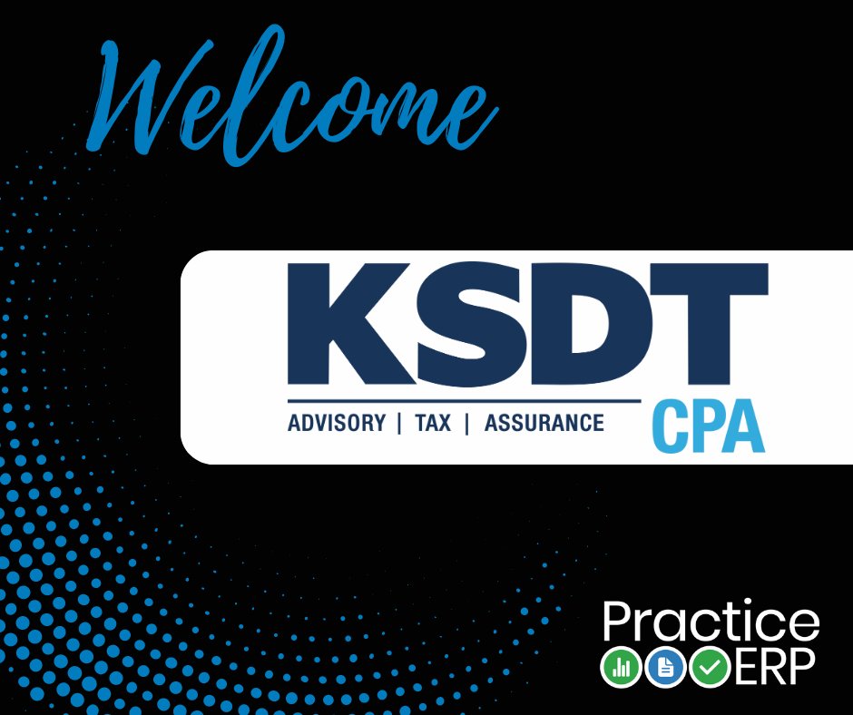 ErpPractice's tweet image. We are excited to welcome KSDT CPA to PracticeERP! 👏 

We look forward to celebrating the continued success of your team. #erpsimplified