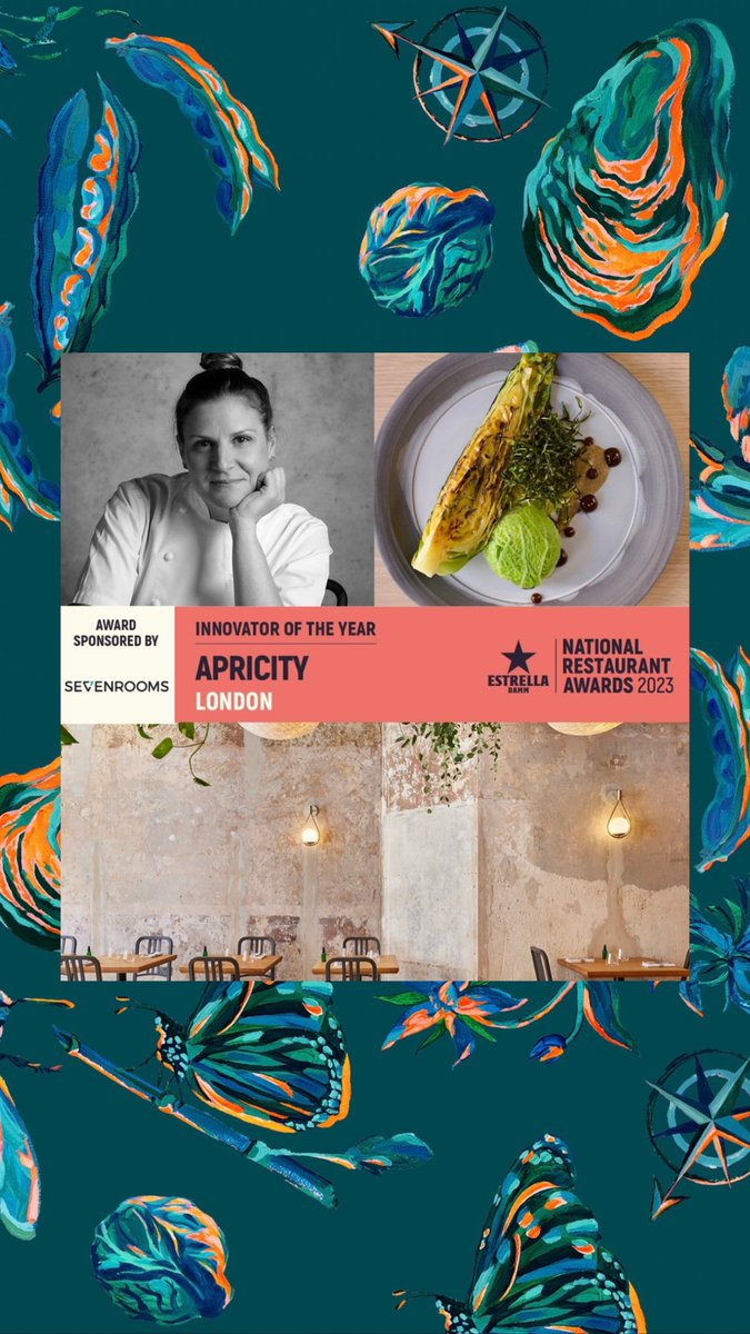 Apricity (@apricitydukest) on Twitter photo Number 67 in the #nationalrestaurantawards <a href="/RestaurantMagUK/">Restaurant Magazine</a> Top 100 + Innovator of the Year.
We’re so beyond proud and both awards are a total credit to our team and the work we do here at Apricity.
Big congratulations to all the other winners and listed restaurants 💫 Number 67 in the #nationalrestaurantawards <a href="/RestaurantMagUK/">Restaurant Magazine</a> Top 100 + Innovator of the Year.
We’re so beyond proud and both awards are a total credit to our team and the work we do here at Apricity.
Big congratulations to all the other winners and listed restaurants 💫