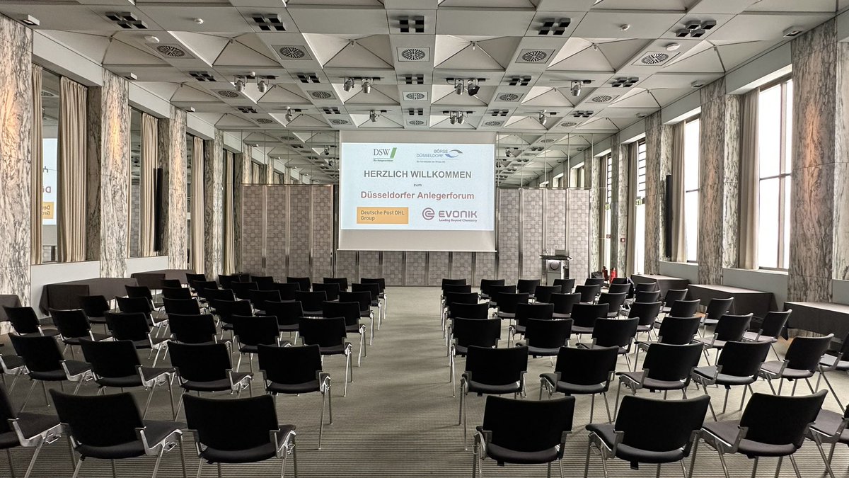 Weiter geht es im Galopp … heute im ehrenwerten @industrieclub Düsseldorf mit @Evonik und @DeutschePostDHL.