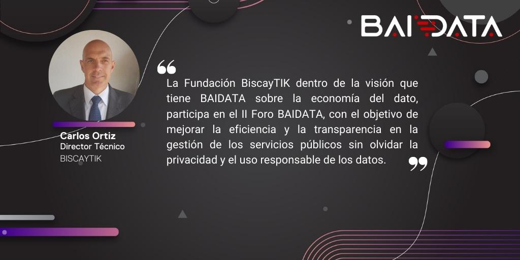 ¡ Mañana llega el #FOROBAIDATA ! 🙌

🌐👩‍💻Un espacio donde aprenderemos a utilizar la #economíadeldato para mejorar la eficiencia y la transparencia en la gestión de los servicios públicos de la mano de BISKAYTIC

🗓️👉Consulta la agenda del día: baidata.eu/ii-foro-baidata