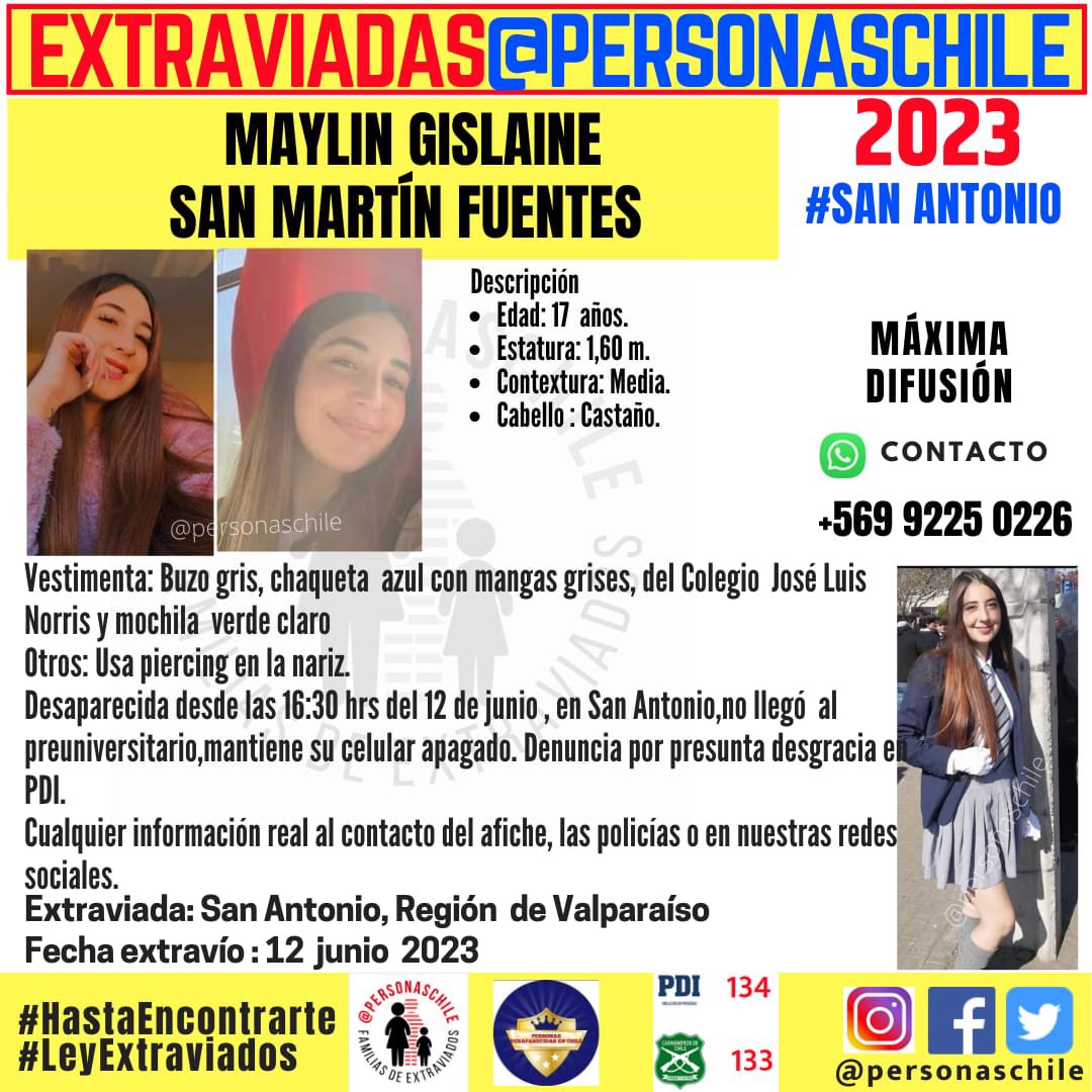 LvBroguita's tweet photo. @biobio niña desaparecida en San Antonio por favor máxima difusión https://t.co/vRbkvcPxt2
