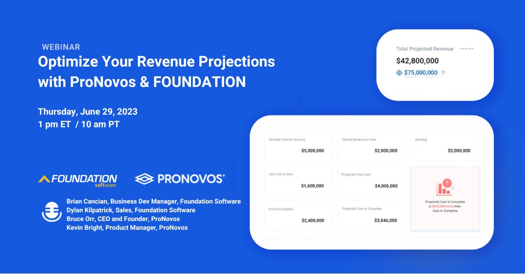 Join us with our friends at <a href="/FoundationSoft/">Foundation Software</a> for this partner webinar to see how the integration will help improve accounting accuracy, business productivity, and streamline the revenue forecasting process.

Register here: hubs.ly/Q01T9Bpw0