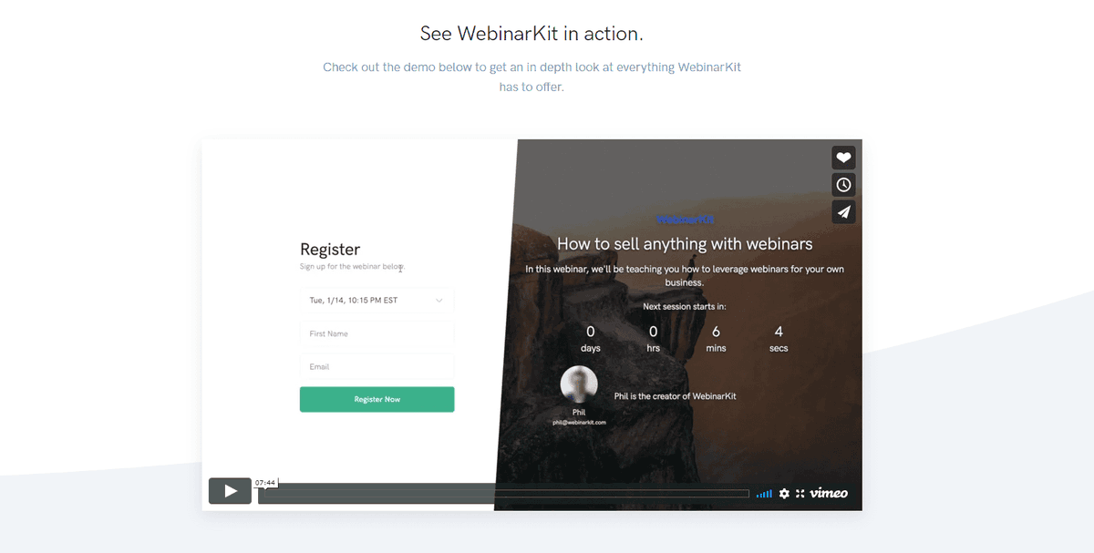 lifetime_deal's tweet photo. WebinarKit Lifetime Deal for $67 https://t.co/jc3PCapcCw #onlylifetimedeals #entrepreneur #deals #business #businessdeals https://t.co/KZOfJ7Q7ul