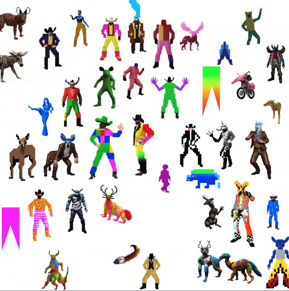 PteDeInternet's tweet image. pre- &amp;amp; Curio gathering 
by @selgroostik 

objkt.com/profile/genres…

#tezosNft #CleanNft #GifArt