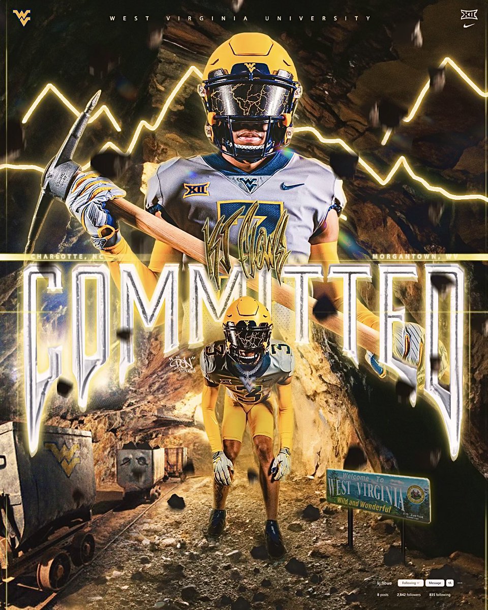 Hey siri play Take Me Home, Country Roads. 110% committed! #TakeMeHome24 <a href="/TaylorLWest_/">Taylor West</a> @CoachLesley_WVU <a href="/WVUfootball/">West Virginia Football</a> <a href="/JoeyBeutel/">Joey Beutel</a> <a href="/CoachWright37/">Dontae Wright</a> <a href="/NealBrown_WVU/">Neal Brown</a> <a href="/Backendcoach12/">ShaDon Brown</a> <a href="/_CoachCod/">Jevaughn “Jcod” Codlin 🐢</a> <a href="/trey_neyer/">Trey Neyer</a>