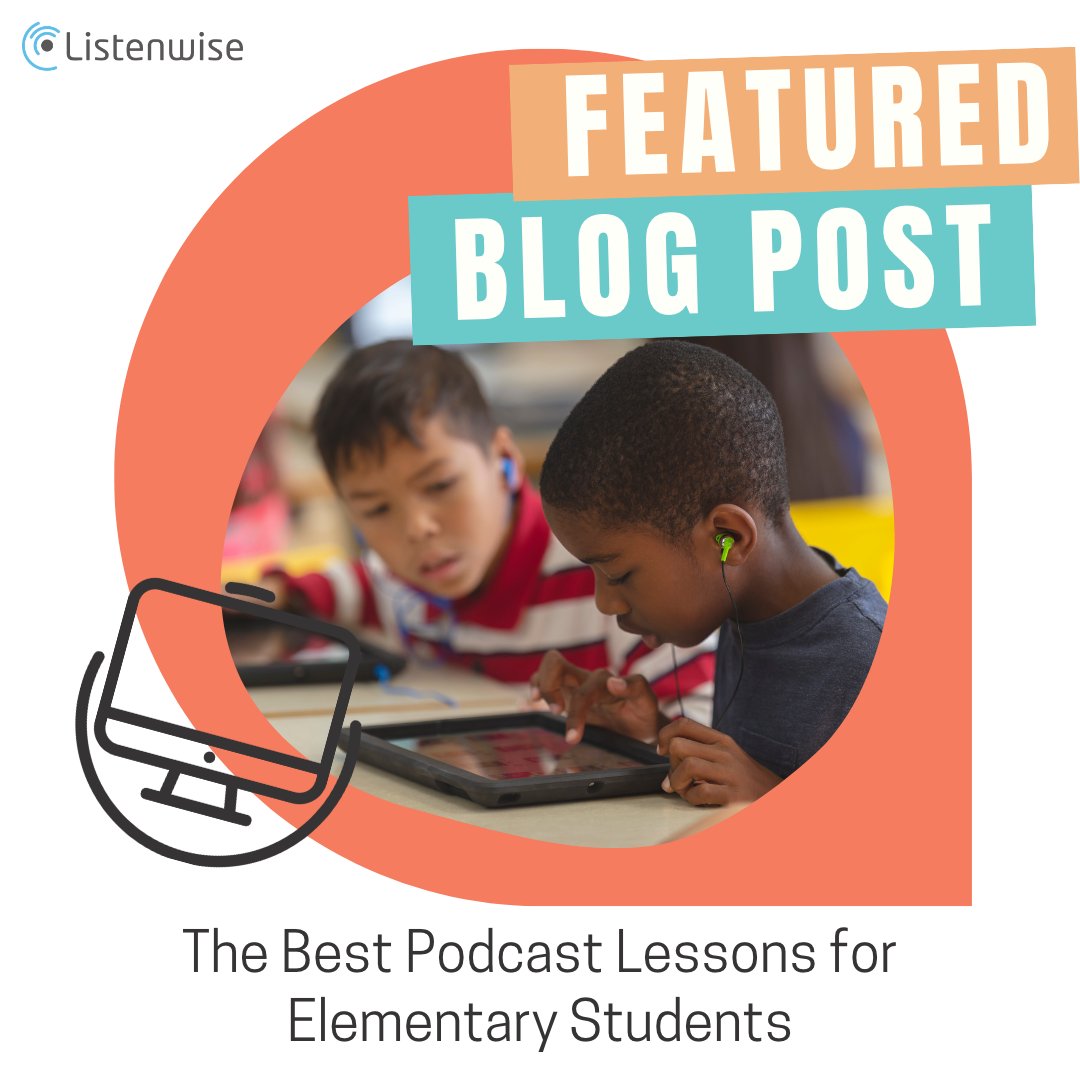 Read more about Listenwise's kid-friendly sources and get ideas for lessons to introduce to your elementary school students next year in our blog post 'The Best Podcast Lessons for Elementary Students': bit.ly/3NfipI6 #elemchat #teachersoftwitter #edchat