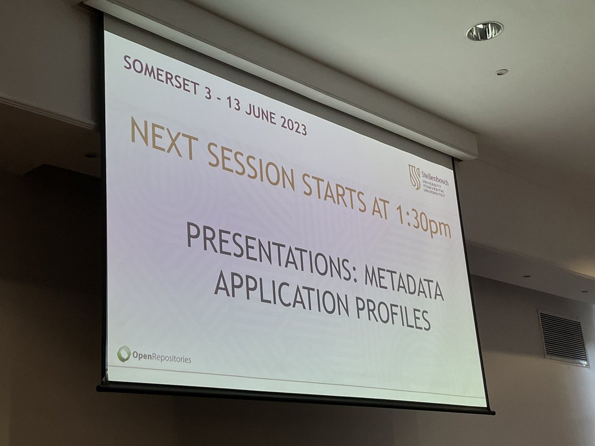 Our colleague Julia is talking about the  openCost metadata schema and about integrating publication cost data into institutional repositories at #openrepos2023