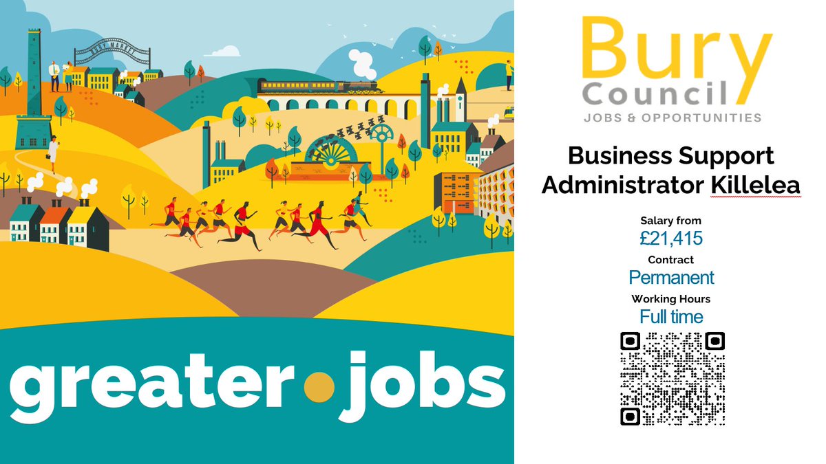 BuryCouncilJobs's tweet photo. 💼NEW VACANCY - Business Support Administrator - Killelea💼
📍Choices for Living Well – Killelea is an adult rehabilitation centre in Bury.  

To take a closer look and apply - https://t.co/mDN3PZJrEE https://t.co/HaHIrpQCC9