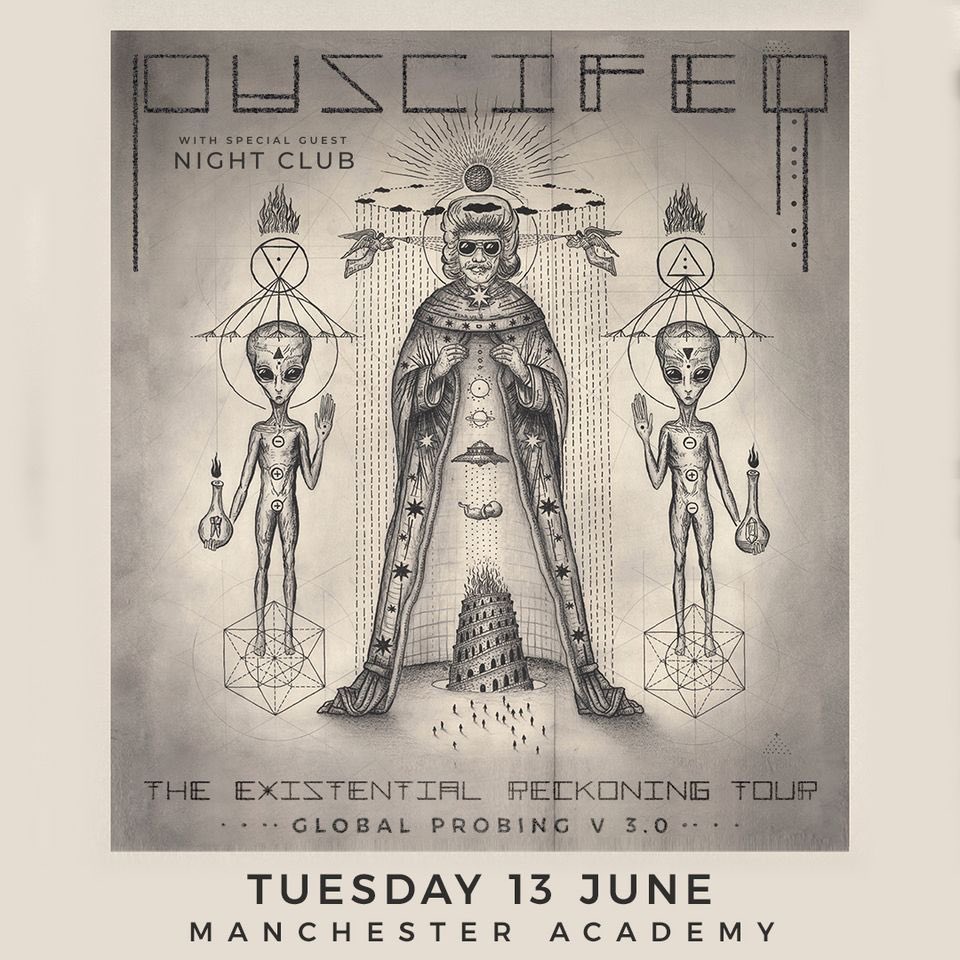ToolPusciferAPC's tweet image. Are you ready #Manchester ! The @puscifer probing continues tonight at the @MancAcademy with special guests @nightclubband ! @mjkeenan @carinaround @GunnarOlsenDrum #GregEdwards #MatMitchell