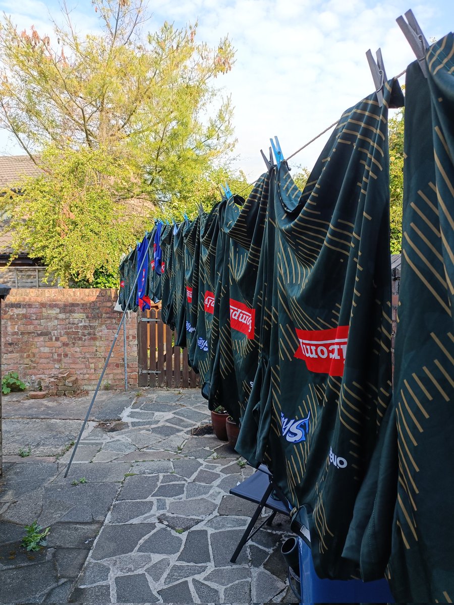 Washing day ☀️👕☀️👕
<a href="/FirecomplyLtd/">Firecomply Ltd</a> 
#rugbyleague #upthesharks