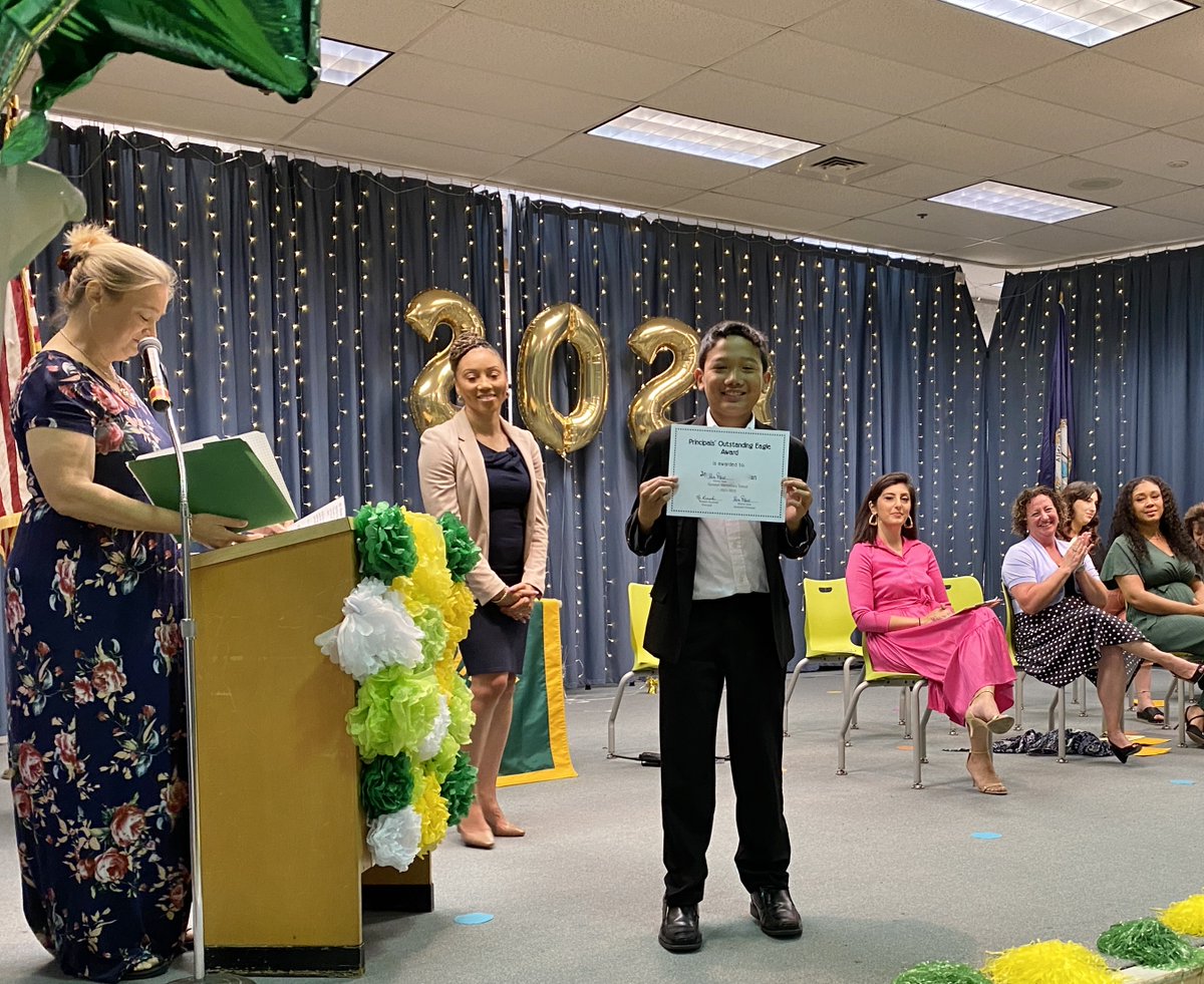 These three winners of our Gunston Principal's Award definitely earned it.  Always kind, helpful and hardworking, these 3 students represent Gunston 6th graders. #GunstonProud #OnceAnEagle