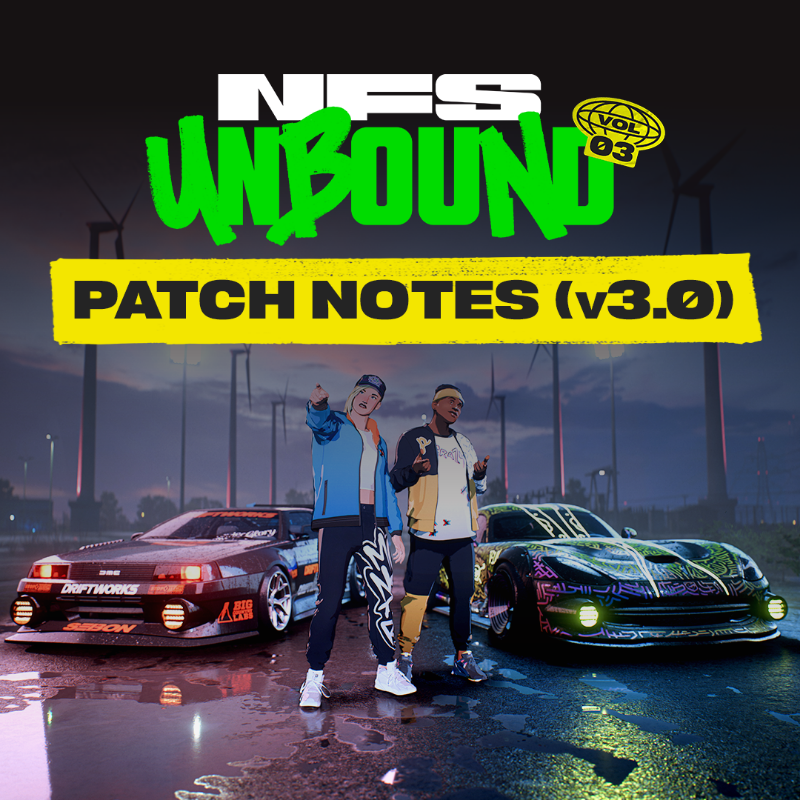 NeedforSpeed's tweet photo. 🟡 Linkup, Rank Up, Gear Up

#NeedforSpeed Unbound Vol.3 is rolling out RIGHT NOW 🔥

Patch notes 👇👇👇