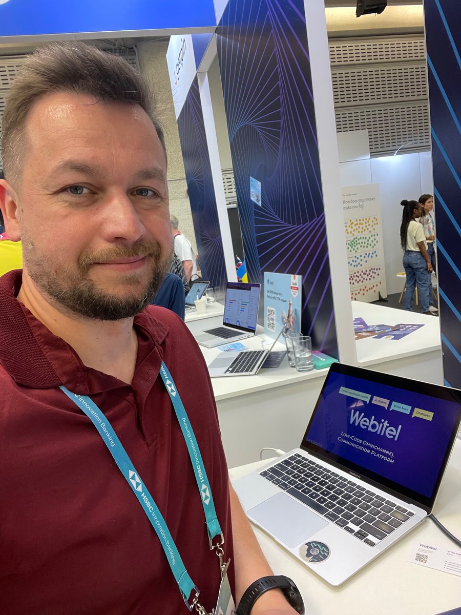 kovalyshyn's tweet image. Працюю на стенді #webitel на #LondonTechWeek2023 - пітчу трохи 🤣
