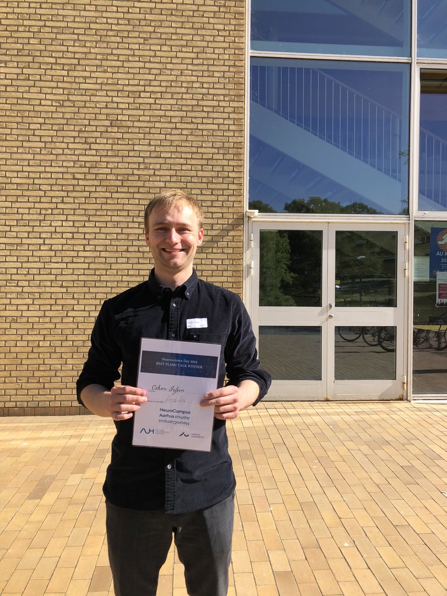Oskar Jefsen (@oskarjefsen) on Twitter photo 😄 Proud to receive an award for “Best Flash Talk” at the Neuroscience Day 2023 <a href="/AarhusUni/">Aarhus Universitet</a> <a href="/AUHdk/">Aarhus Uni.hospital</a> 😄 Proud to receive an award for “Best Flash Talk” at the Neuroscience Day 2023 <a href="/AarhusUni/">Aarhus Universitet</a> <a href="/AUHdk/">Aarhus Uni.hospital</a>
