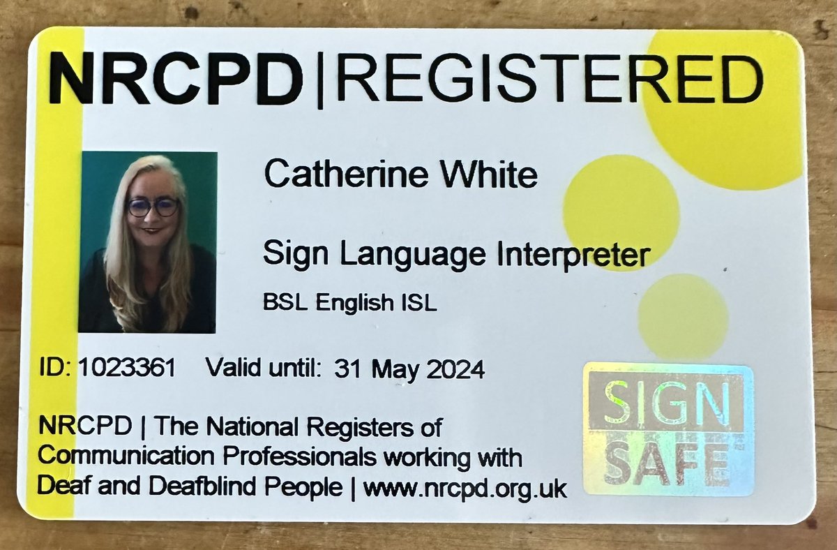 Cat_1964's tweet image. 33 years since first qualified in 1991, where have the decades gone, hard to believe @NRCPD  #BSLInterpreter @codaukireland