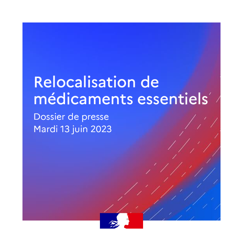 Sante_Gouv's tweet photo. #DossierDePresse | Relocalisation de médicaments essentiels 💊 

👉 Retrouvez le plan d'action annoncé par le Président @EmmanuelMacron ⤵
