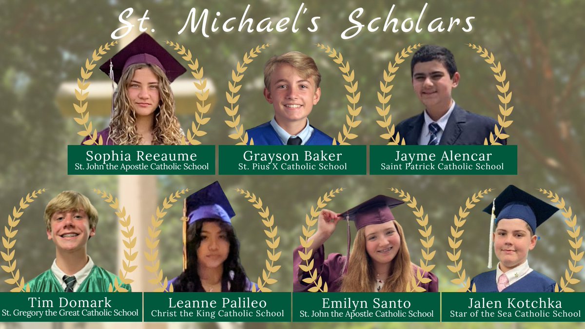 Congratulations to our newest St. Michael's Scholars Award recipients. We are proud to call you Crusaders!
#CRUpride #CRUconnected #catchthespirit #classof2027