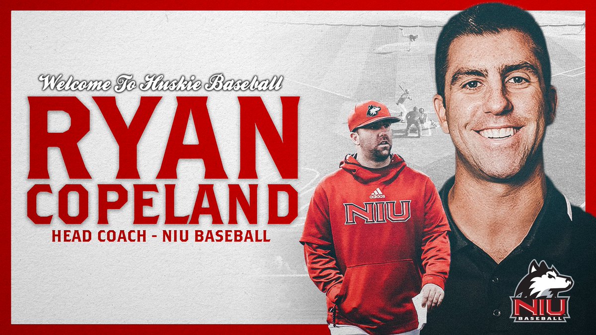 NIU Athletics (@niuathletics) on Twitter photo A new era for <a href="/NIU_Baseball/">NIU Baseball</a> begins!
Welcome our Head Coach, Ryan Copeland!
🔗 bit.ly/3NqHZcZ A new era for <a href="/NIU_Baseball/">NIU Baseball</a> begins!
Welcome our Head Coach, Ryan Copeland!
🔗 bit.ly/3NqHZcZ