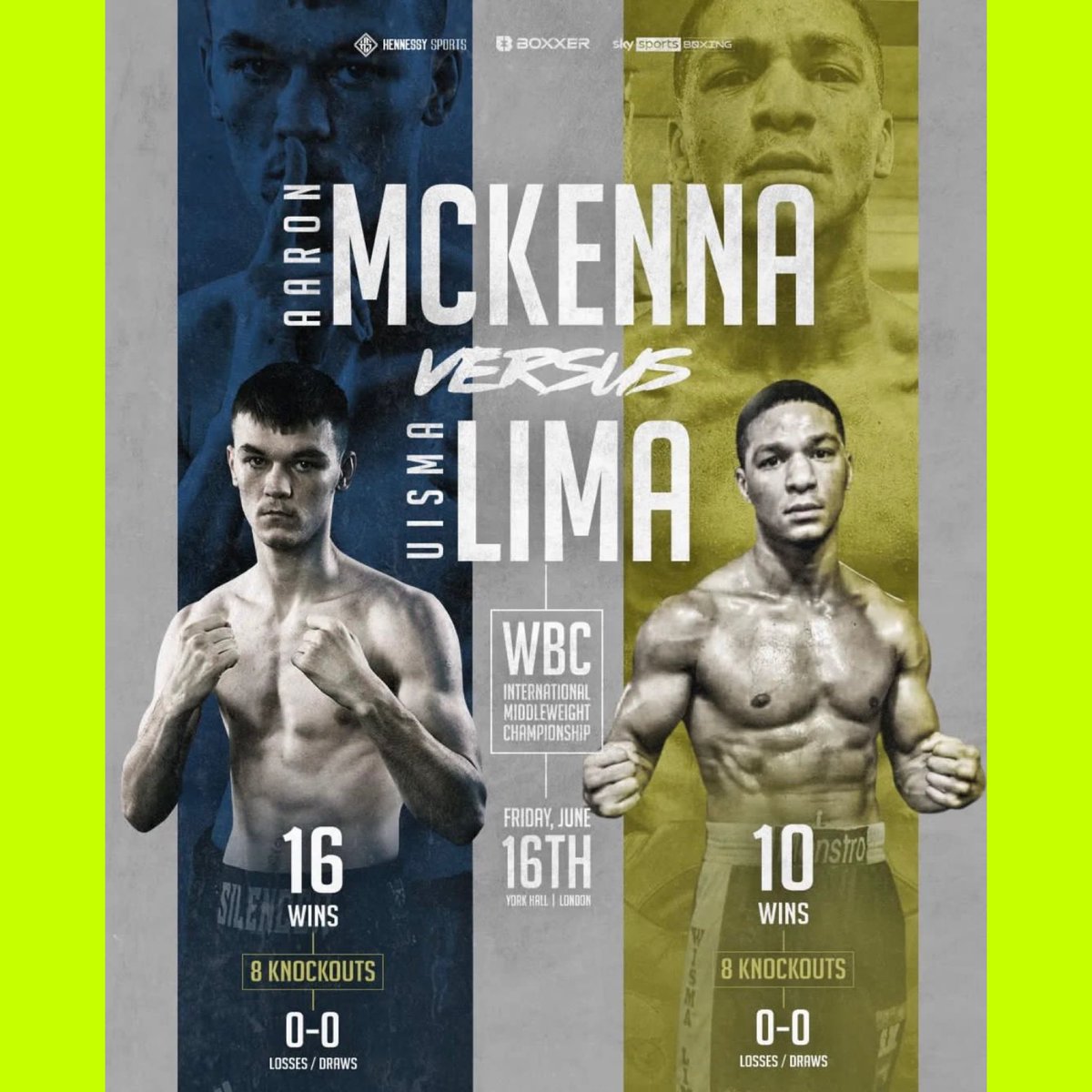Aaron McKenna’s change of opponent for Fridays fight on @boxxer show is 10-0, 8KO’s. 

Will be honest. I’ve never heard of the bloke. It could be a knock over job or an unknown danger.