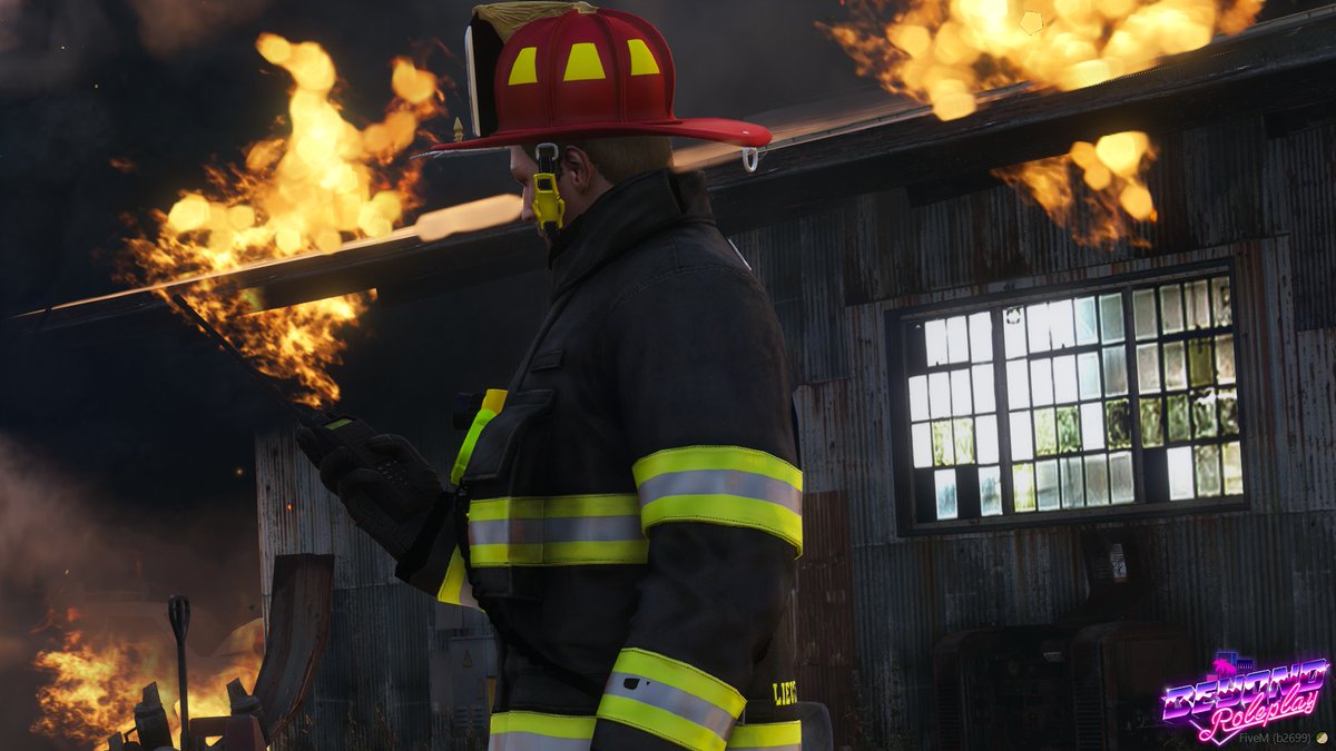 beyondrp_'s tweet photo. Big building fire in the county
Pic credit Spartaneighteen 401
#BRP #SAFR #SAFD #FiveM https://t.co/iBNiICCsx2