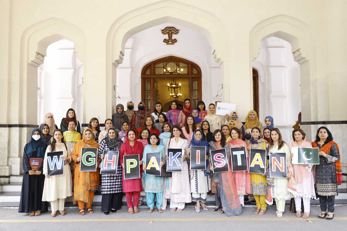 WGHPakistan's tweet photo. Women in Global Health Pakistan was honored to co-organise the international seminar Women in Health Workforce: Implications for UHC and the Pandemic Response, with @kemuofficial @prof_ayyaz @ProfSaira. Global Director Gender and Health, Dr. @shabnumsarfraz, was keynote speaker. https://t.co/pDjemH9Yh6