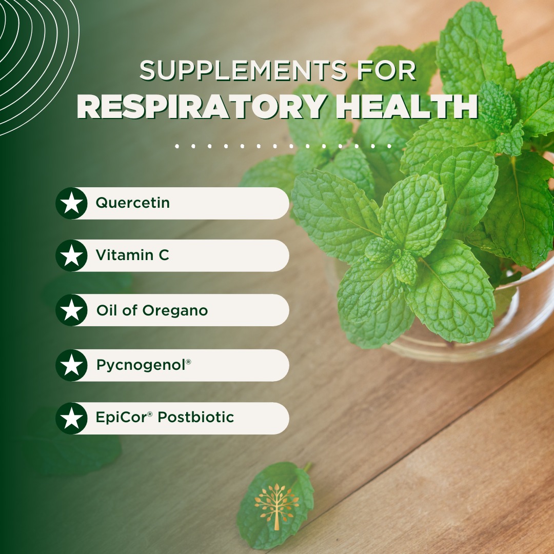 Breathe in the goodness! 😊 Boost your respiratory health with these five essential supplements that keep your lungs feeling alive and thriving. 🌿 #RespiratoryHealth