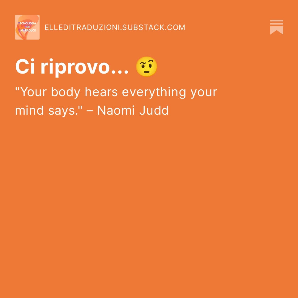 New on #Substack: maggio non è stato proprio il migliore dei mesi. Il lato positivo è che, se ti era pers* i miei webinar su #MT, #terminologia e #CAT, puoi recuperarli a luglio! 

elleditraduzioni.substack.com/p/ci-riprovo?s…