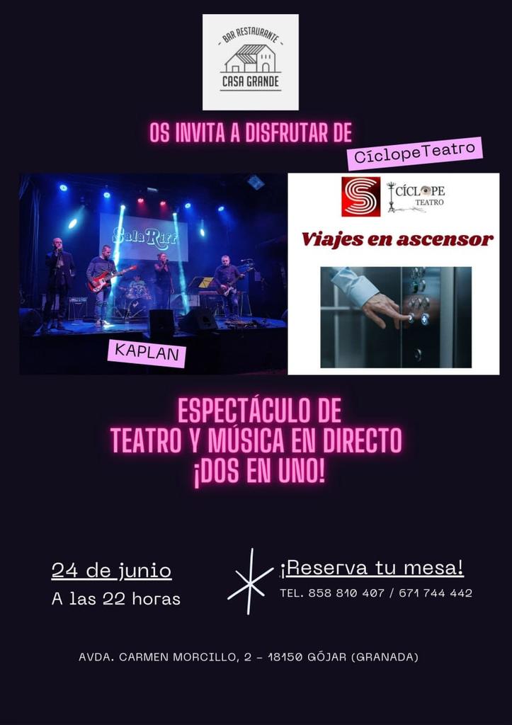 CB_LaZubia's tweet photo. Nuestros amigos de @casagranderest_ nos proponen un plan genial para el #DiaDeSanJuan2023 

Teatro y música en directo a partir de las 22h. ¡Reserva tu mesa! https://t.co/wT9iePBFYo