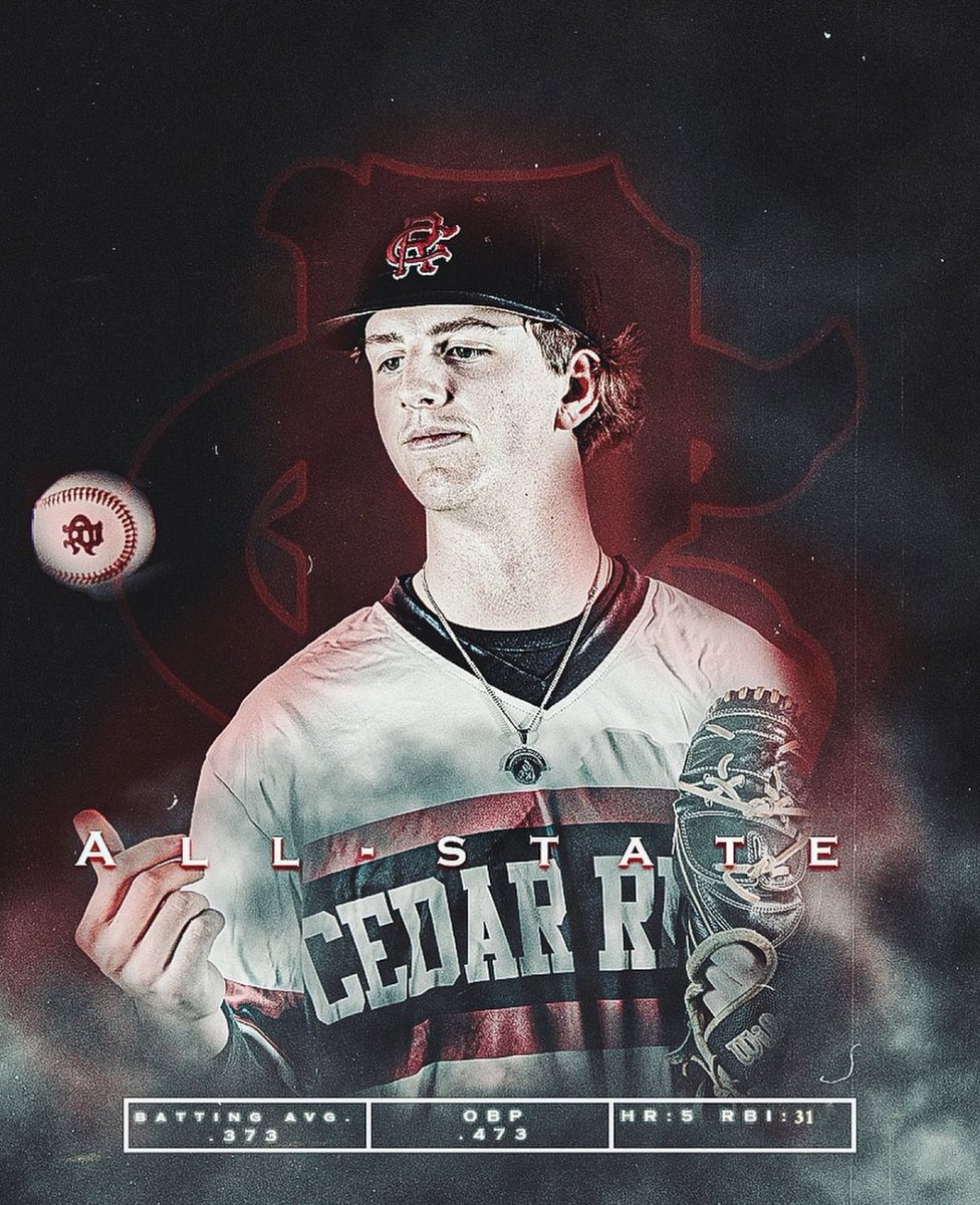Thank you to the North Carolina Baseball Coaches Association for the 3A Allstate selection. I am honored and humbled. It was a fun sophomore year and I can’t wait for next year. <a href="/CRHS_Baseball20/">Diamond_RedWolves</a>