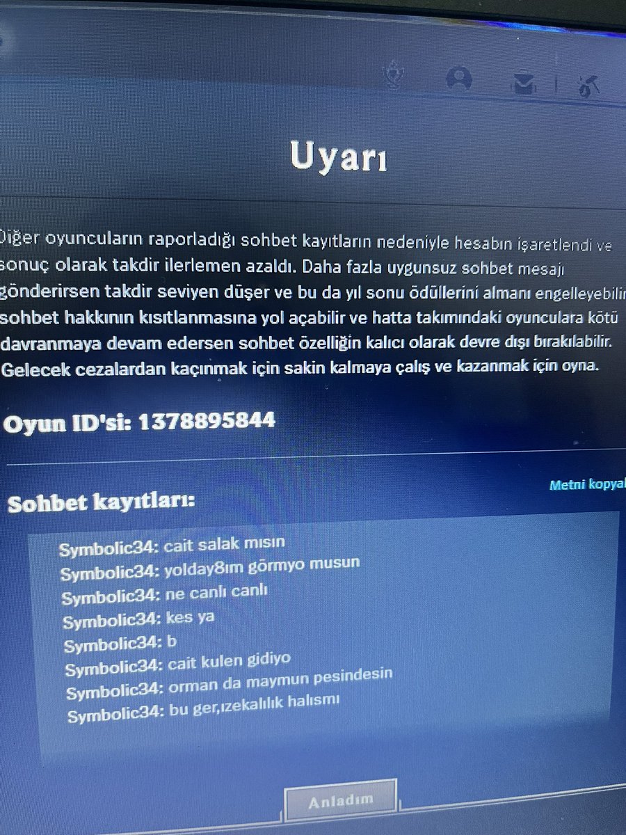 Sorun nedir?????? @riotgames