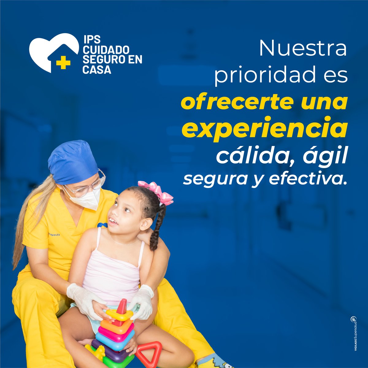 Nos dedicamos a brindarte una experiencia excepcional en el cuidado de tu salud. 🏥💙. Tu bienestar es nuestra máxima prioridad y nos esforzamos por ofrecerte un servicio cálido, ágil, seguro y efectivo. 🏠✨

#AmamosCuidarte #MásCercadeTi #salud #atenciondomiciliaria