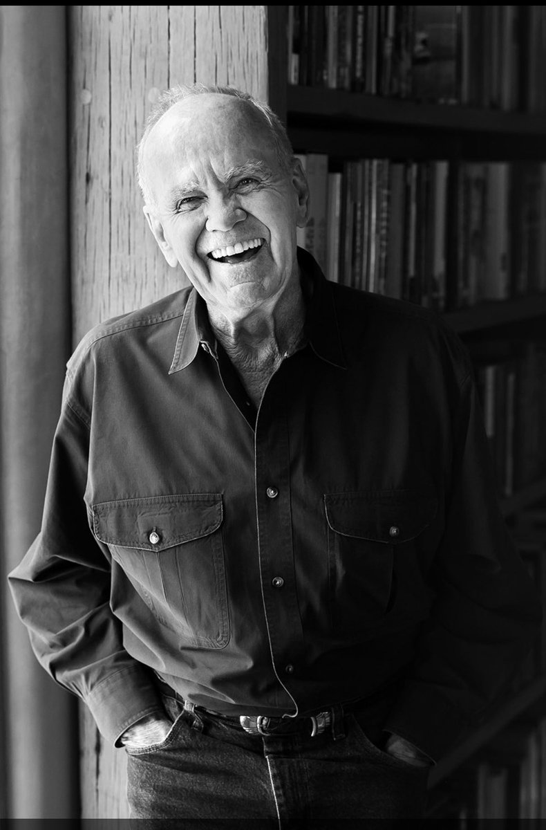 Death was not hilarious today. RIP Cormac McCarthy. A great favorite.