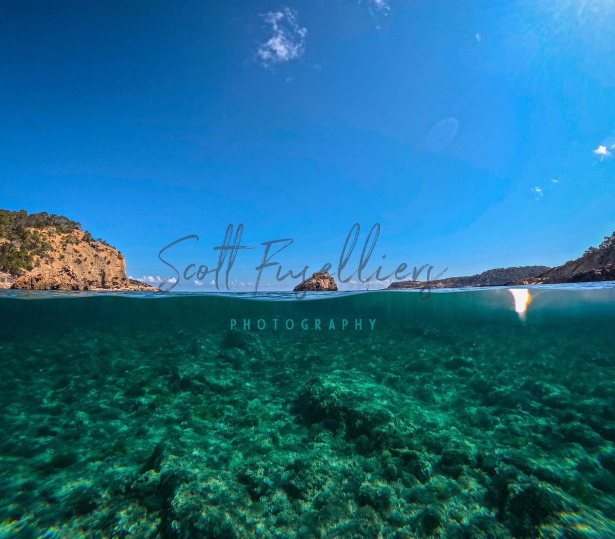 scottfusellier's tweet image. Utterly amazing what can be done with a @GoPro these days #Hero11 was definitely a must have while on hoonymoon in #ibiza #calaxarraca