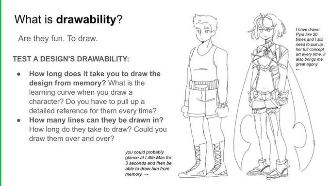 PT 4. drawability - will people want to draw your designs?