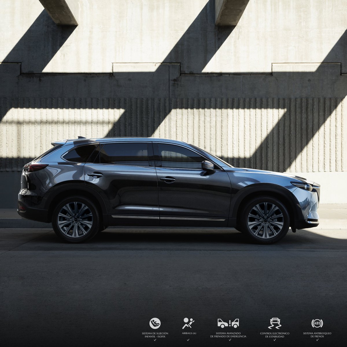 La sofisticación de Mazda CX-9, es un homenaje a la estética japonesa. Una SUV en la que cada detalle ha sido cuidadosamente dispuesto para elevar tu nivel de confort. ​

Conoce la amplitud de su cabina de 7 puestos elaborados en cuero Nappa aquí: bit.ly/3oTIzqB