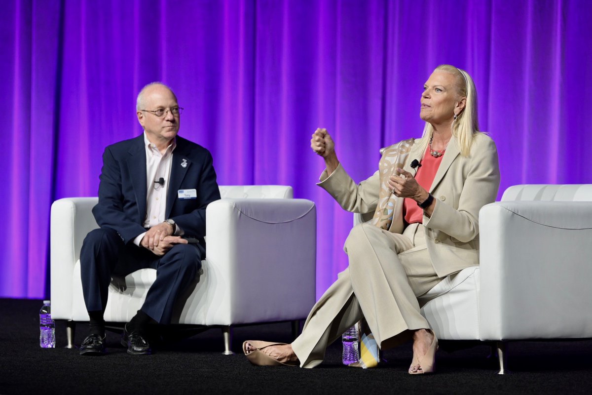 “My biggest takeaway at IBM, when it comes to tension and conflict. First, go into it head first, and don’t let it fester. The second thing is that there is always a third way through things.” Former Chairman, President, and CEO at IBM, Ginni Rometty at #SHRM23