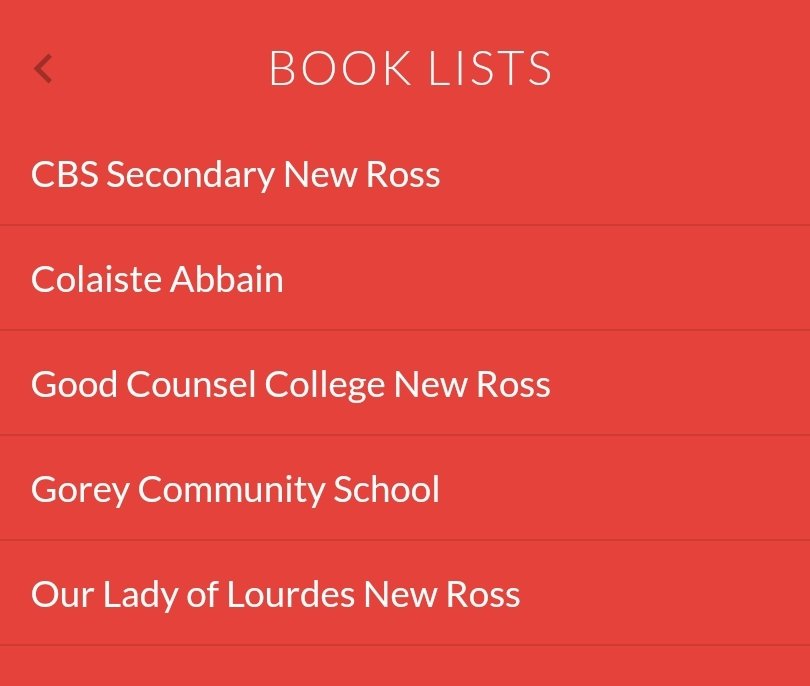 To help order your books in a few easy steps, we have added the books for these schools to the booklist section of our website🤩Remember Free Book Covering when you order online too🙌
More schools to follow!
#backtoschoolmadeeasy
@CBSNewRoss @GoreyCS @colaisteabbain @GCC_NewRoss