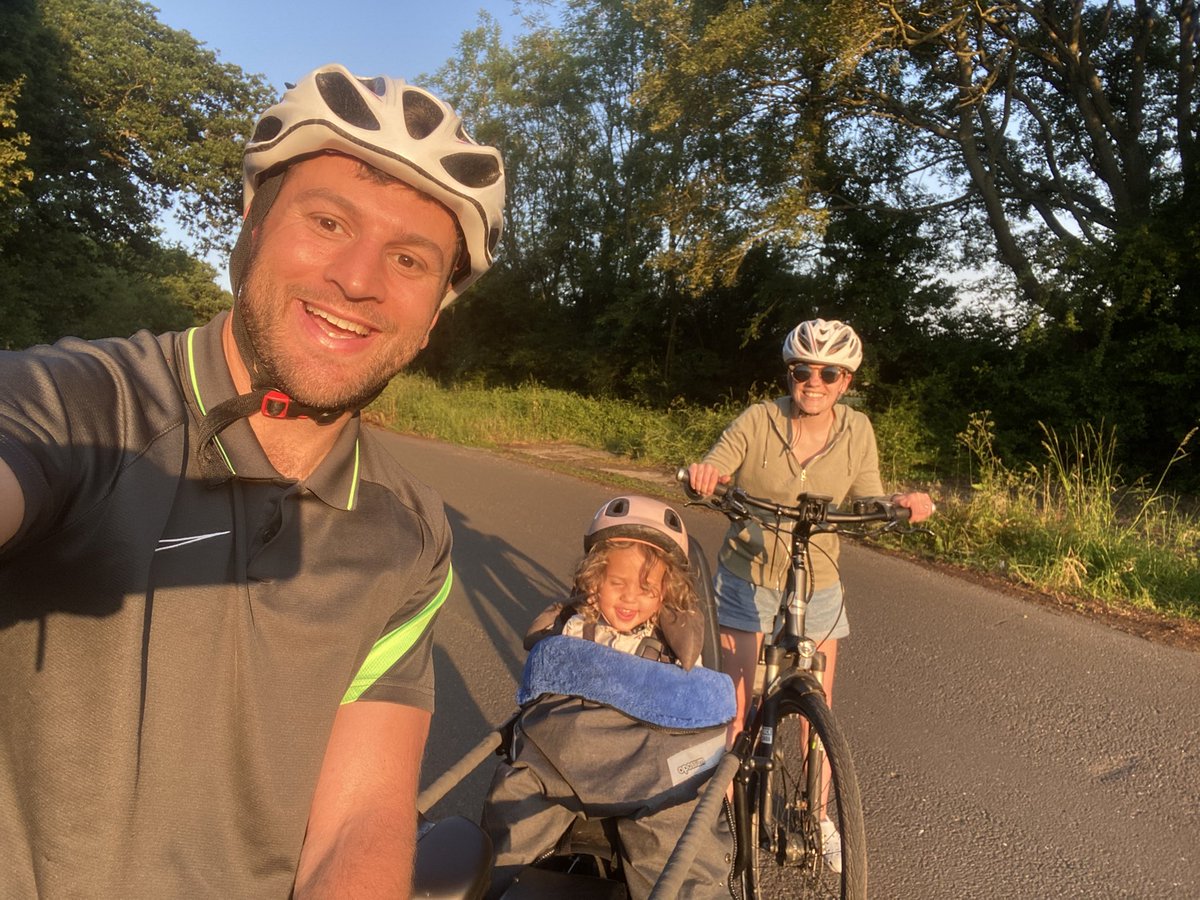 Summer midweek evening cycling with the family is just a bit special 🌞